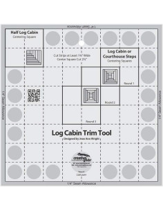 Règle 8" Log Cabin Trim Tool Creative Grids