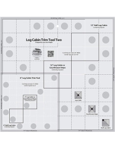 Règle Log Cabin Trim Tool Two Creative Grids