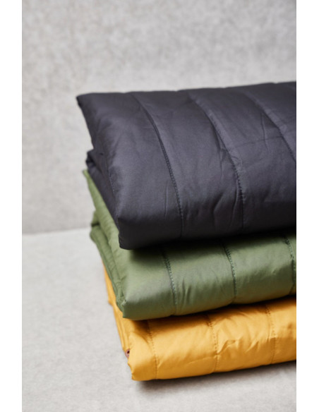 Tissu matelassé déperlant Strip - Kaki