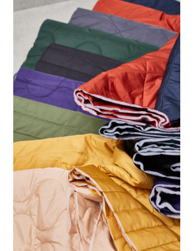 Tissu matelassé déperlant Strip - Kaki