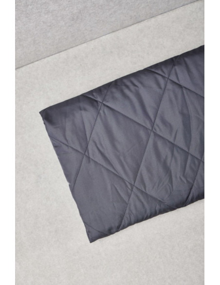 Tissu matelassé déperlant Gem - Gris orage