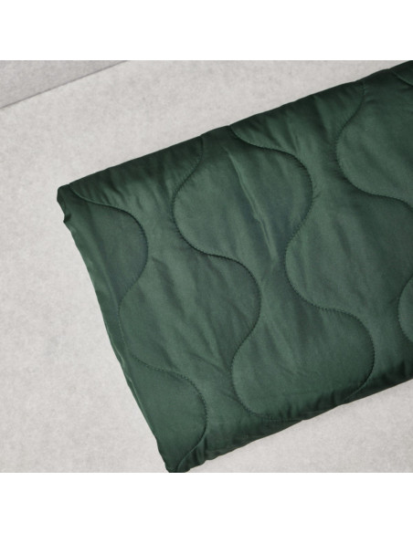 Tissu matelassé déperlant Wave - Vert bouteille