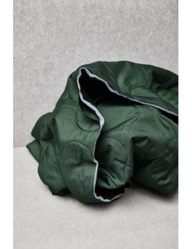 Tissu matelassé déperlant Wave - Vert bouteille