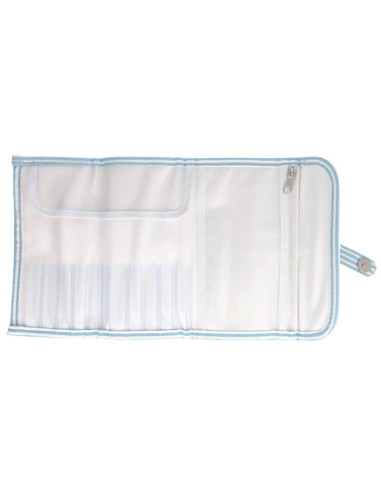 Trousse pour crochets Tulip - Bleu ciel rayé