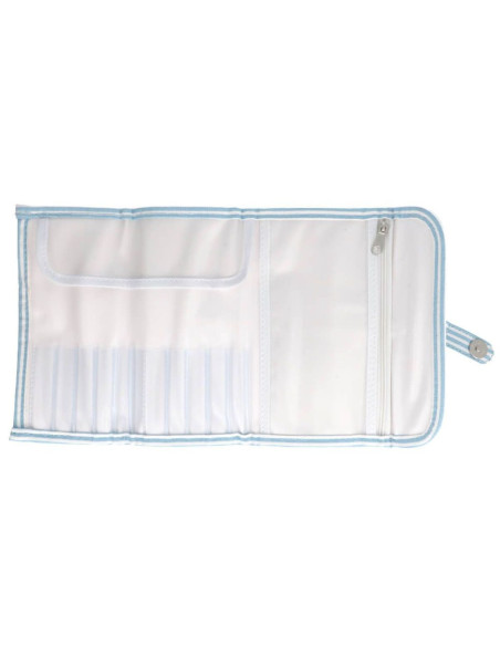 Trousse pour crochets Tulip - Bleu ciel rayé