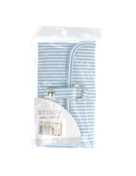 Trousse pour crochets Tulip - Bleu ciel rayé