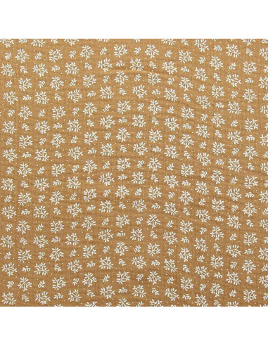 Tissu double gaze Meesya - Camel