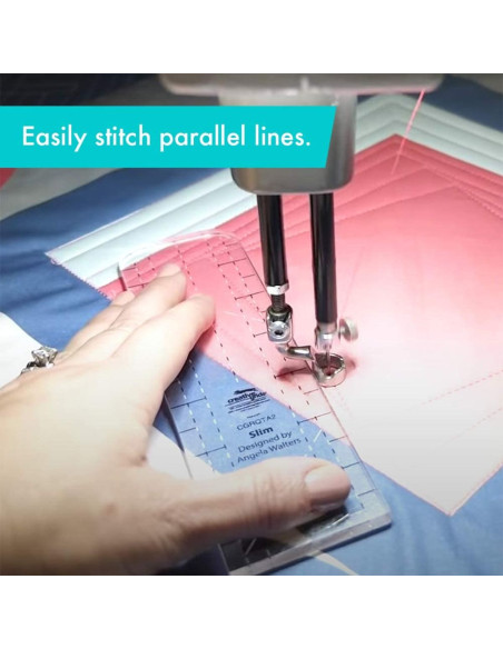 Règle Slim Machine Quilting Tool Creative Grids