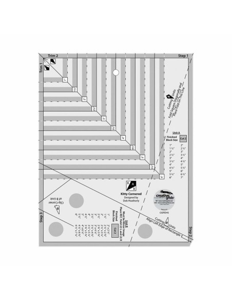 Règle Kitty Cornered Creative Grids