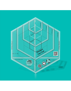 Règle hexagone Trim Tool Creative Grids 2
