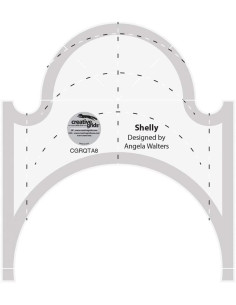 Règle Shelly Machine Quilting Tool Creative Grids