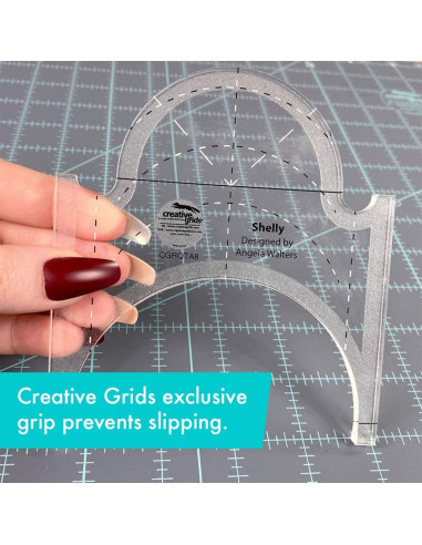 Règle Shelly Machine Quilting Tool Creative Grids