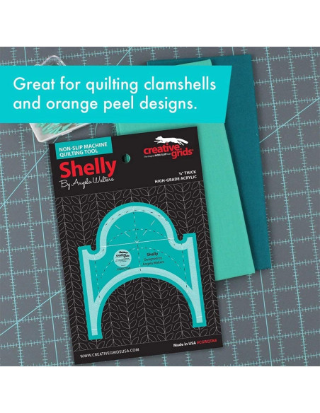 Règle Shelly Machine Quilting Tool Creative Grids