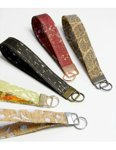 Lot de 2 attaches porte-clés et sangle - Argent 2