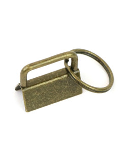 Lot de 2 attaches porte-clés et sangle - Antique