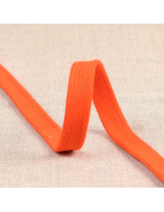 Cordon tressé plat pour sweat - Orange