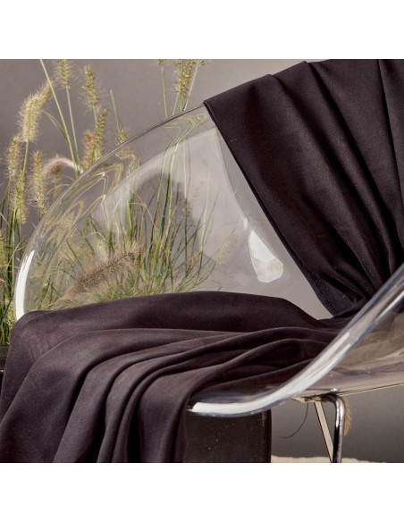 Tissu gabardine de coton Black - Atelier Brunette