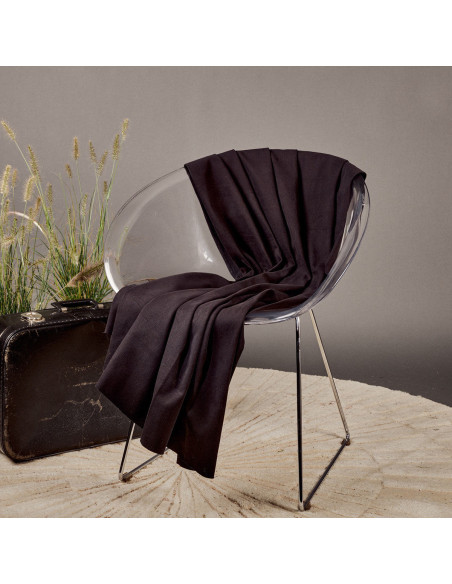 Tissu gabardine de coton Black - Atelier Brunette