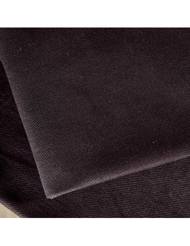 Tissu gabardine de coton Black - Atelier Brunette
