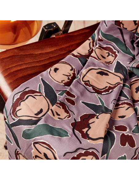 Tissu viscose Peony Divine Parma - Atelier Brunette