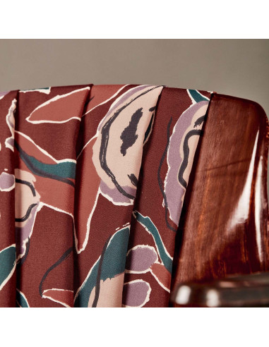 Tissu viscose Peony Rust - Atelier Brunette