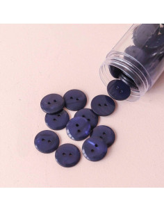 Bouton Sparkle 2 trous - Bleu marine 2
