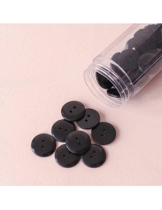 Bouton Sparkle 2 trous - Noir 2