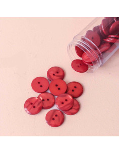 Bouton Sparkle 2 trous -Terracotta 2