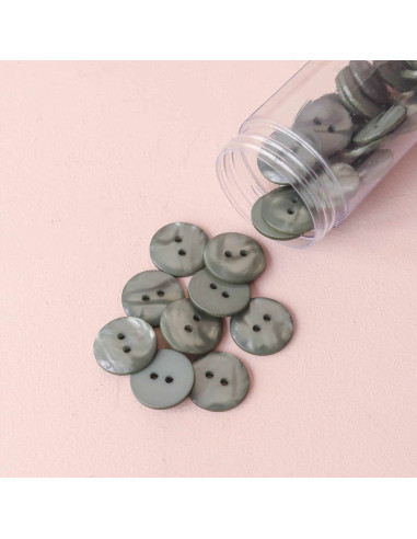 Bouton Sparkle 2 trous - Verveine