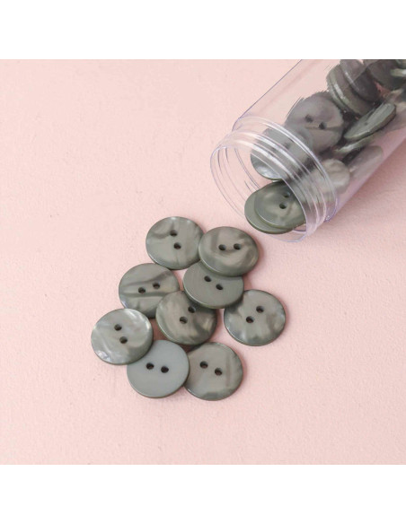 Bouton Sparkle 2 trous - Verveine