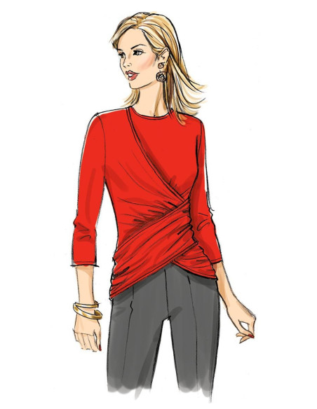 Patron de haut en tricot - Butterick 6909
