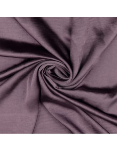 Tissu satin deluxe touché soie - Lilas