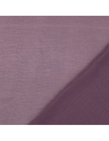 Tissu satin deluxe touché soie - Lilas