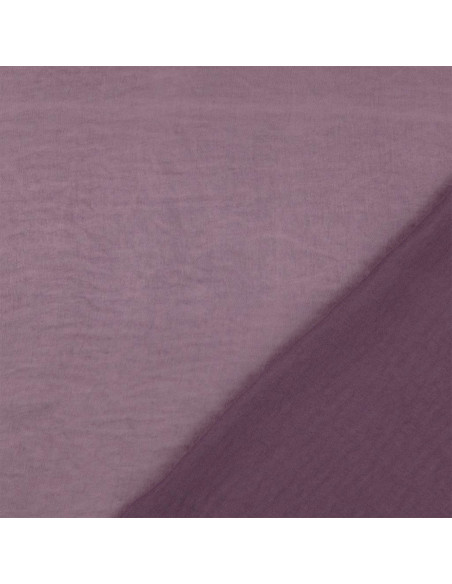 Tissu satin deluxe touché soie - Lilas