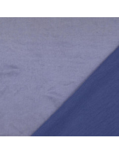 Tissu satin deluxe touché soie - Bleu jeans 2