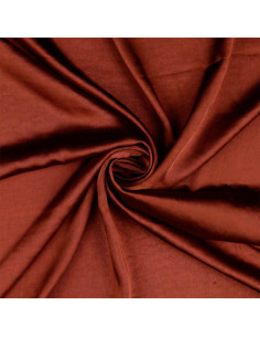 Tissu satin deluxe touché soie - Cuivre
