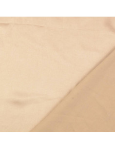 Tissu satin deluxe touché soie - Ecru 2