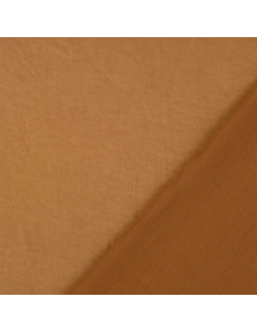 Tissu satin deluxe touché soie - Ocre 2