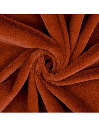 Tissu fausse fourrure - Cuivre