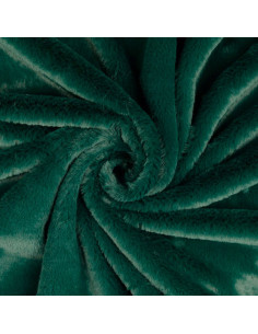 Tissu fausse fourrure - Vert forêt