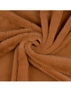 Tissu fausse fourrure - Fauve