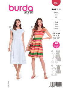 Patron de robe - Burda 5901