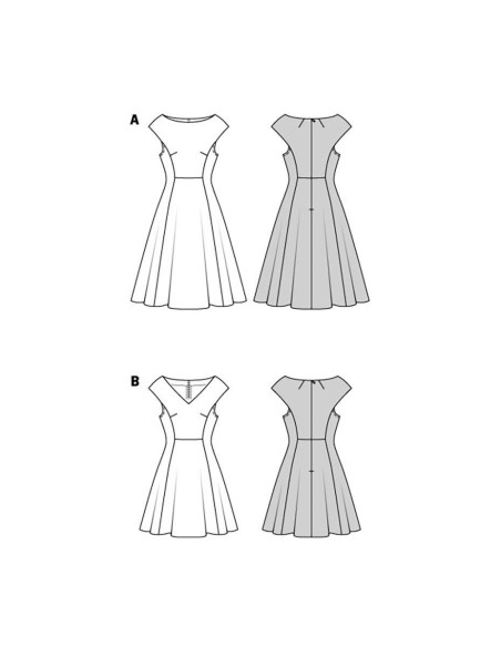 Patron de robe - Burda 5901