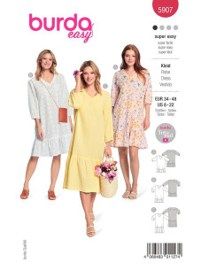 Patron de robe - Burda 5907