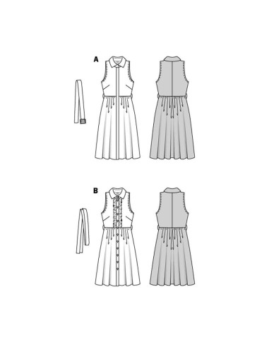 Patron de robe - Burda 5916