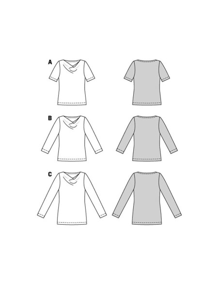 Patron de T-shirt - Burda 5926
