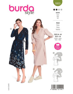 Patron de robe - Burda 5933