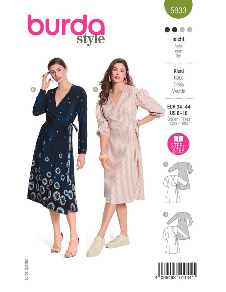 Patron de robe - Burda 5933
