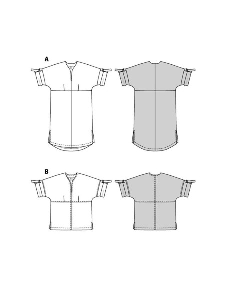Patron de robe et blouse - Burda 5934