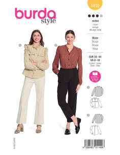 Patron de blouse - Burda 5939